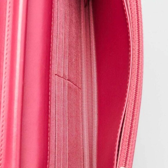 Chanel Pink Quilted Patent Leather Classic WOC Clutch Bag - Picture 6 of 12